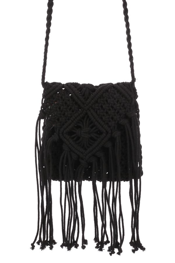 macrame shoulder bag