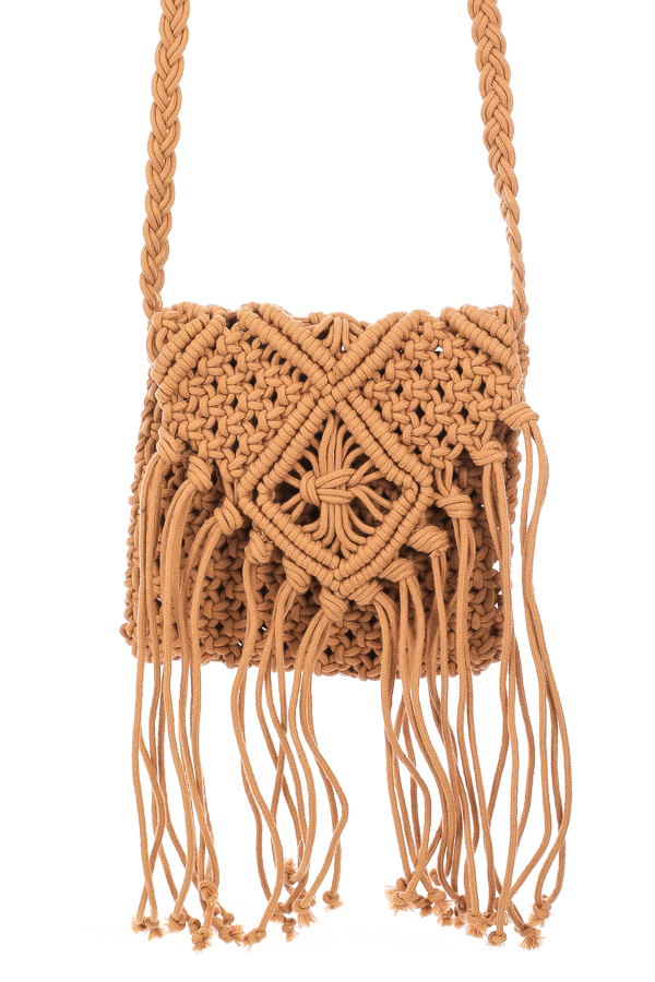 macrame shoulder bag