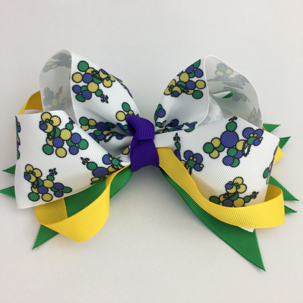 mardi gras bow pants