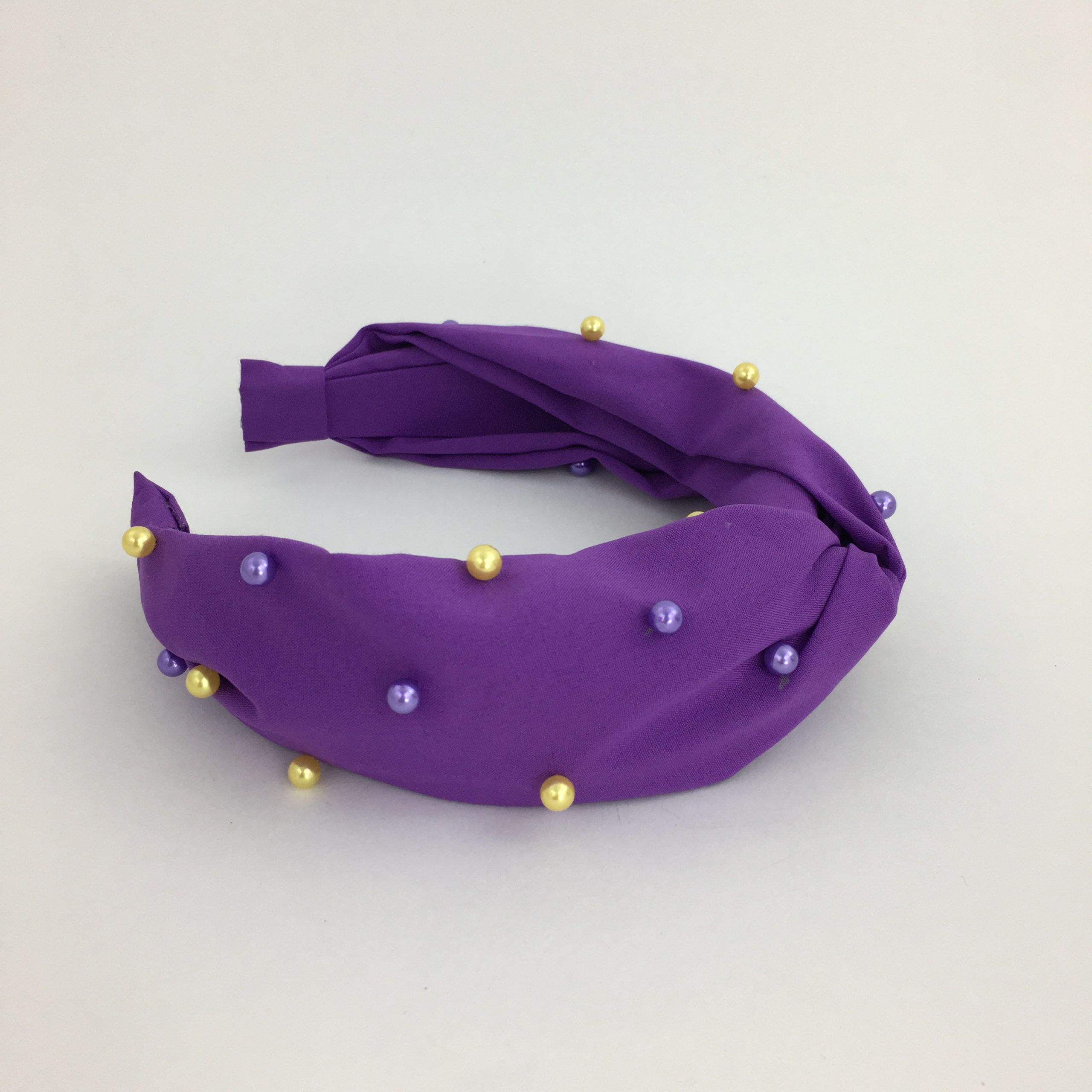 Purple Beaded Hard Headband Hhb40 Song Lily Purple Beaded Hard Headband Hhb40 Song Lily